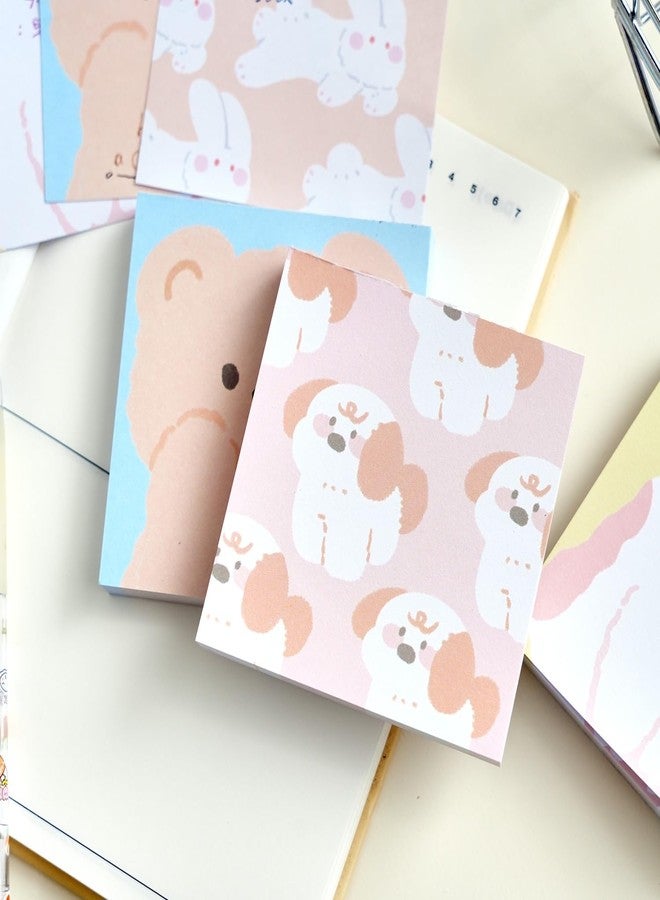 2HEET Cute Animal Notepads & Cartoon Memo Pads Set – Fun and Functional Stationery for Students, Office, and Creative Journaling – Vibrant Illustrations and Removable Pages (2) - Image 1