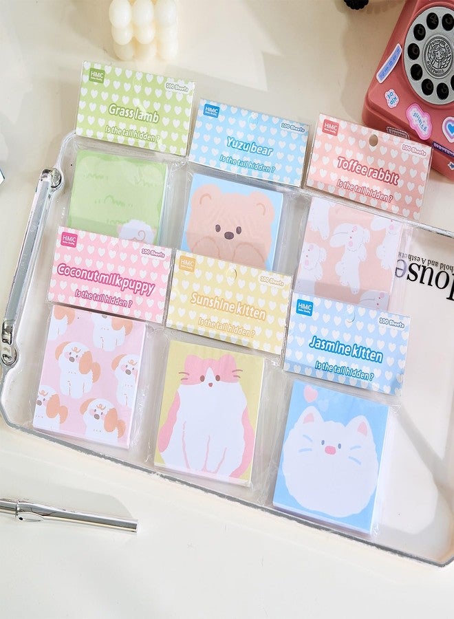 2HEET Cute Animal Notepads & Cartoon Memo Pads Set – Fun and Functional Stationery for Students, Office, and Creative Journaling – Vibrant Illustrations and Removable Pages (2) - Image 3