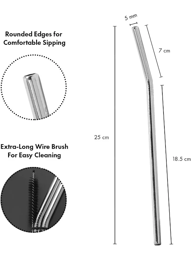 CORKCICLE Straw For Tumbler With Brush Set Gold 2100 Eg 3 Pieces S