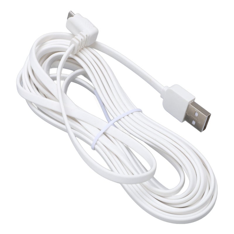 كابل إطالة طاقة كاميرا مراقبة بملف بولي فينيل كلوريد USB ومقاوم للماء كابل شحن لكاميرات المراقبة للاستبدال 2 مترًا / 6.6 قدمًا - Image 1