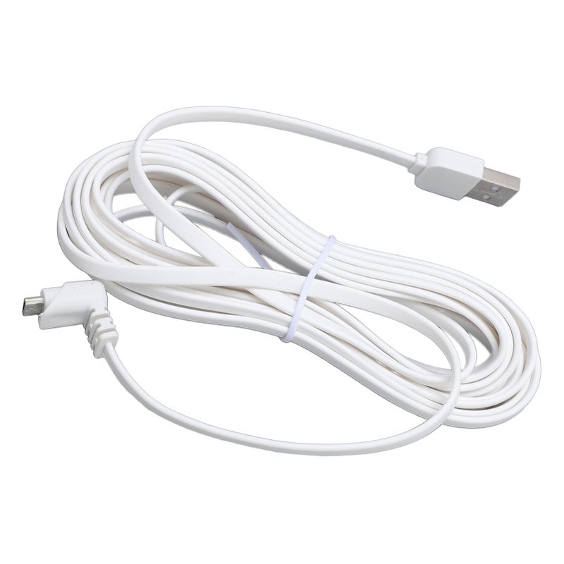 كابل إطالة طاقة كاميرا مراقبة بملف بولي فينيل كلوريد USB ومقاوم للماء كابل شحن لكاميرات المراقبة للاستبدال 2 مترًا / 6.6 قدمًا - Image 2