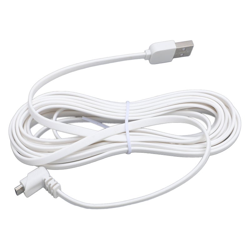 كابل إطالة طاقة كاميرا مراقبة بملف بولي فينيل كلوريد USB ومقاوم للماء كابل شحن لكاميرات المراقبة للاستبدال 2 مترًا / 6.6 قدمًا - Image 3
