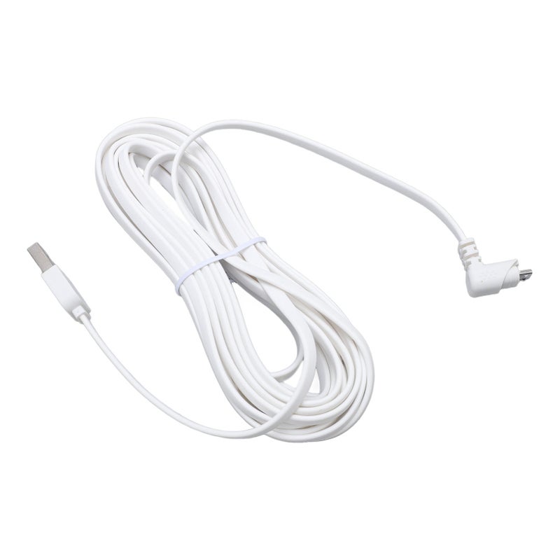 كابل إطالة طاقة كاميرا مراقبة بملف بولي فينيل كلوريد USB ومقاوم للماء كابل شحن لكاميرات المراقبة للاستبدال 2 مترًا / 6.6 قدمًا - Image 5