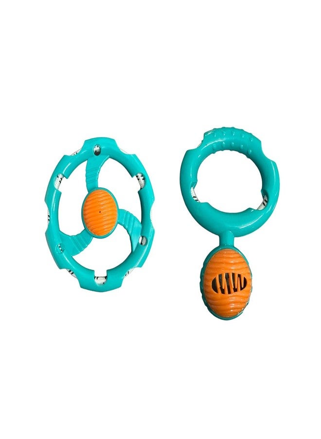 DOGTOWN Hard Chew Toy for Dogs - Pack of 2 | Multiple Shaped Non-Toxic and Safe Material Made Chew Toys for Dogs and Pets | Ideal for Small & Medium Breeds - Multicolor - Image 1