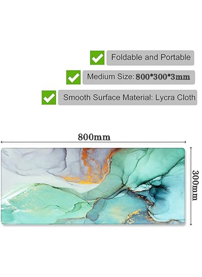 GKK Large Mouse Pad Extended Gaming Mouse Pad Non-Slip Rubber Base Mouse pad Office Desk Mat Desk Pad Smooth Cloth Surface Keyboard Mouse Pads for Computers (800 * 300 * 3mm)  - Image 5