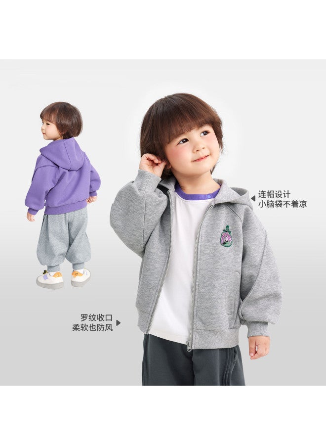 Baby Jacket Boys Casual Top Children's Hoodie Loose Hooded Clothes Spring And Autumn Style - Image 4
