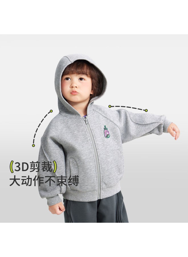 Baby Jacket Boys Casual Top Children's Hoodie Loose Hooded Clothes Spring And Autumn Style - Image 3