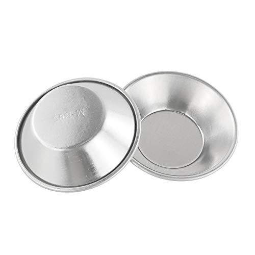Bezall 20Pcs Egg Tart Molds, Mini Tart Pan for Baking, Aluminium Puto Mold Pie Tins Cupcake Pudding Cups Mould - Image 2