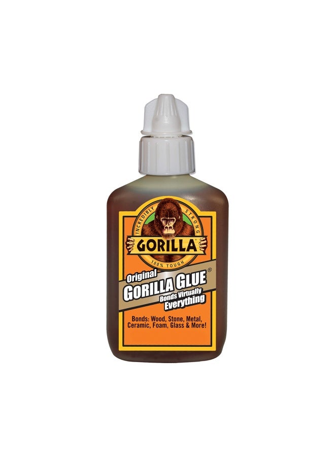 Gorilla Glue Original Waterproof Polyurethane Wood Glue Multi-Purpose Strong Adhesive Super Glue Strength - 2 Ounces Bottle Brown Multicolour 50003 500028 - Image 3