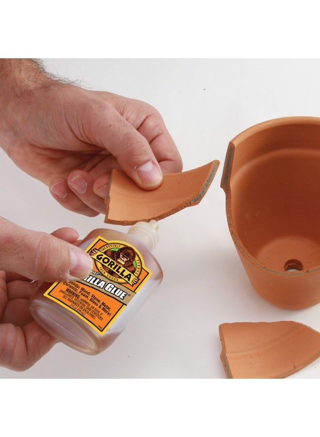 Gorilla Glue Original Waterproof Polyurethane Wood Glue Multi-Purpose Strong Adhesive Super Glue Strength - 2 Ounces Bottle Brown Multicolour 50003 500028 - Image 5
