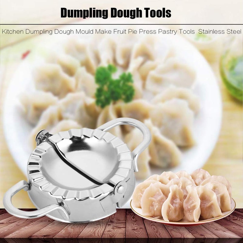 Large Stainless Steel Dumpling Press Dough Pie Pastry Kitchen Tool - Image 3