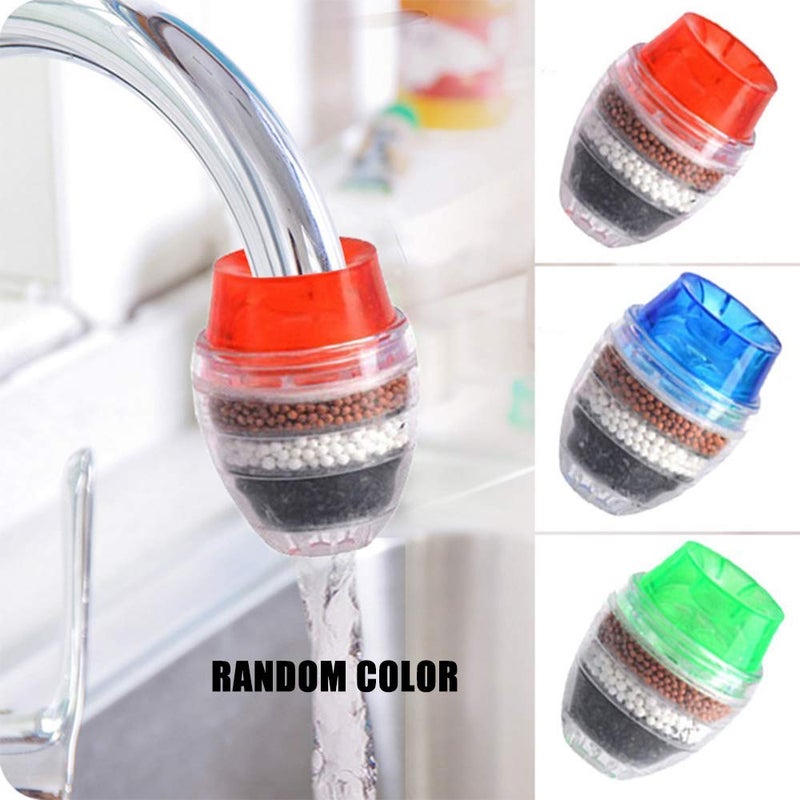 CELLEBII CELLEBII Faucet Mount Filters Heavy Metal Hard Water Activated Carbon Purifier Kitchen Filtration Tap Clean Purifier Filter Activated Carbon Faucets Fits Faucets for Kitchen Bathroom  - Image 2