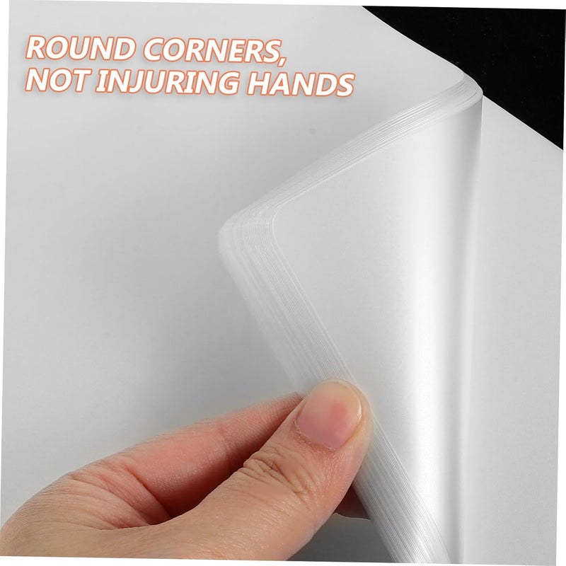 DOITOOL 100Pcs Thermal Laminating Pouches and Stain Laminating Film Pet for Photo Protection Lamination for Long Term Use - Image 5