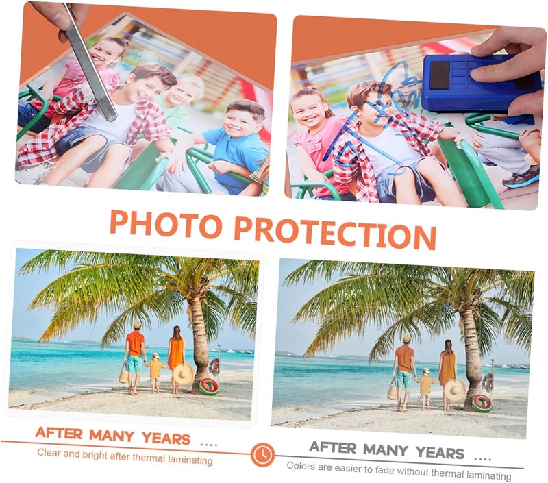 DOITOOL 100Pcs Thermal Laminating Pouches and Stain Laminating Film Pet for Photo Protection Lamination for Long Term Use - Image 3
