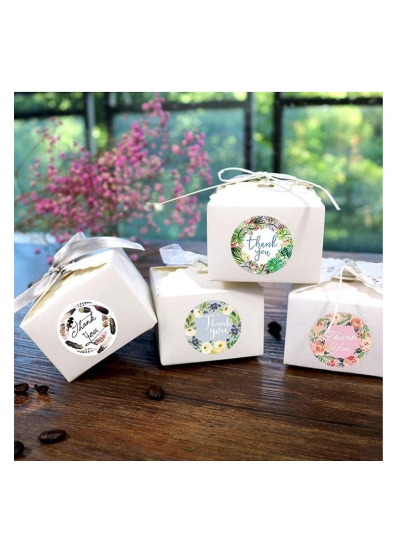 500-Piece Thank You Stickers Assorted Designs