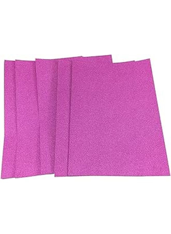 10Pcs Rose Red Glitter Cardstock Heavyweight DIY Craft Paper for Scrapbooking Card Making Decorations - Image 1