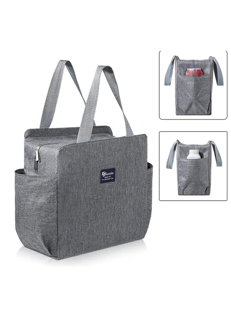 LIMITLESS Lunch Bag Tote Cooler Insulated Lunch Box for Women and Men Leakproof Reusable, Stylish Large Capacity Insulated Lunch Tote Reusable, Waterproof, and Perfect for Work or Picnics (Pink)  - Image 3