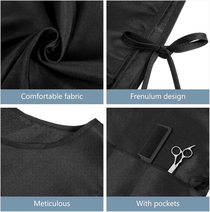 Waterproof Stain-Resistant Barber Apron for Men and Women, Salon Hair Stylist Vest Apron with Sleeveless Design, Protective Workwear for Hairdressing, Cooking, and Cleaning Tasks - Image 3