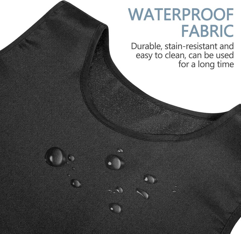 Waterproof Stain-Resistant Barber Apron for Men and Women, Salon Hair Stylist Vest Apron with Sleeveless Design, Protective Workwear for Hairdressing, Cooking, and Cleaning Tasks - Image 5
