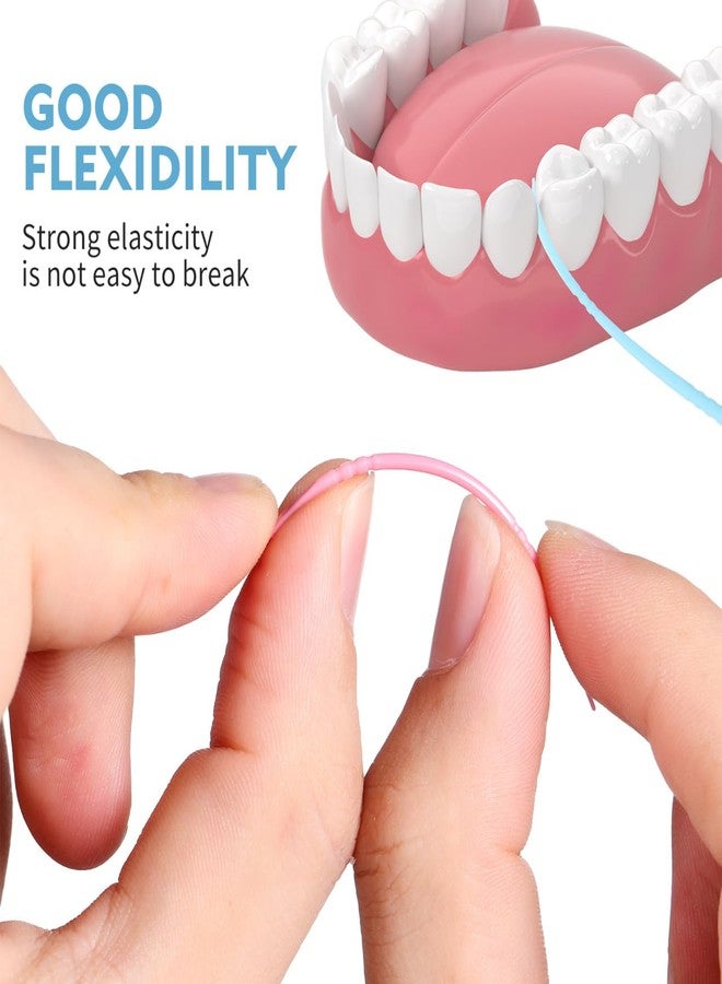 Healifty 200pcs Plastic Toothpicks Double-Ended Toothpicks Brush Teeth Sticks Teeth Cleaning Tool Portable Oral Care Tooth Picks - Image 5