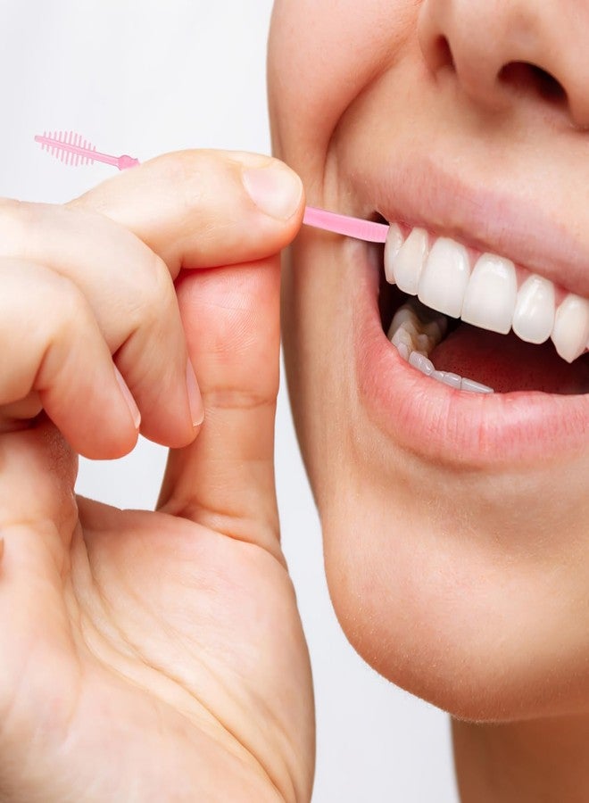 Healifty 200pcs Plastic Toothpicks Double-Ended Toothpicks Brush Teeth Sticks Teeth Cleaning Tool Portable Oral Care Tooth Picks - Image 3