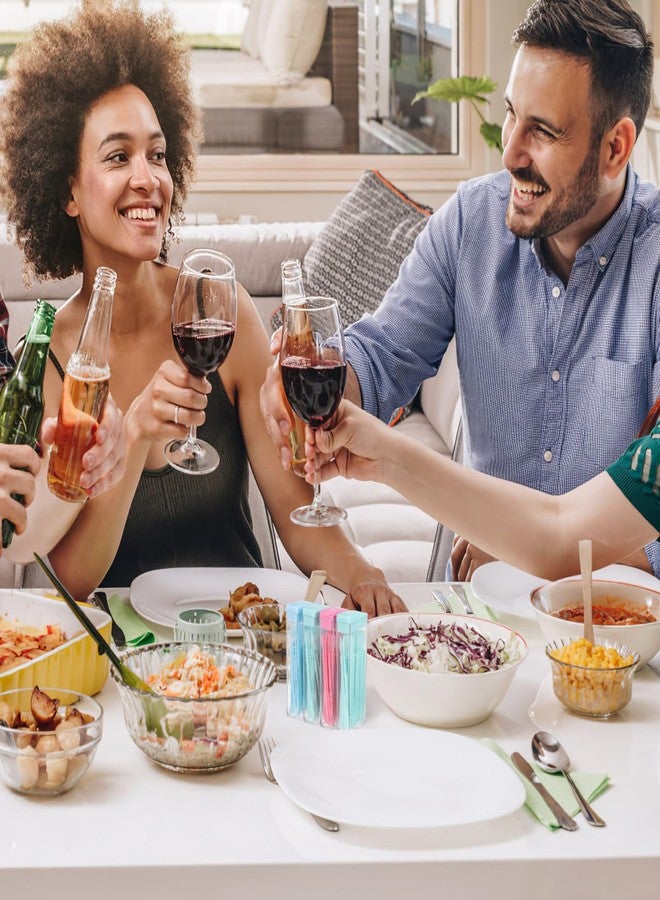 Healifty 200pcs Plastic Toothpicks Double-Ended Toothpicks Brush Teeth Sticks Teeth Cleaning Tool Portable Oral Care Tooth Picks - Image 4