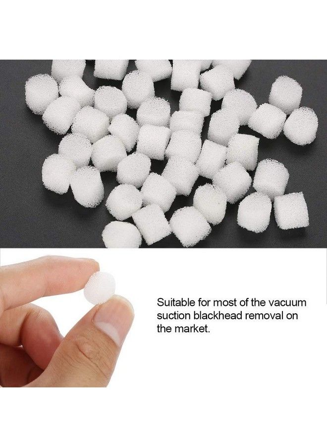 ZUOU Blackhead Sponge200Pcs Replacement Filter Sponge For Vacuum Blackhead Removal Device Accessories(12Mm) - Image 5