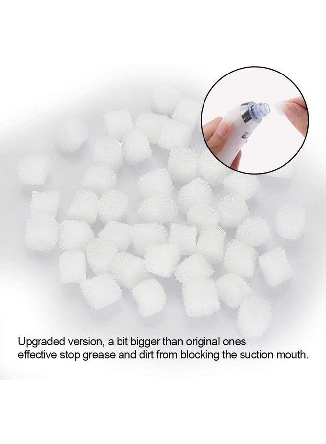 ZUOU Blackhead Sponge200Pcs Replacement Filter Sponge For Vacuum Blackhead Removal Device Accessories(12Mm) - Image 3