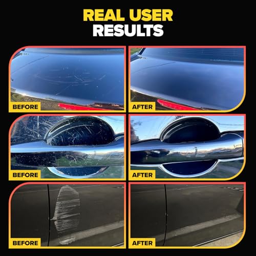 Carfidant Scratch and Swirl Remover - Car Scratch Remover for Vehicles Paint - Polishing Compound for Cars with Pad and Towel - Cutting and Buffing Compound for Paint Restorer - Image 3