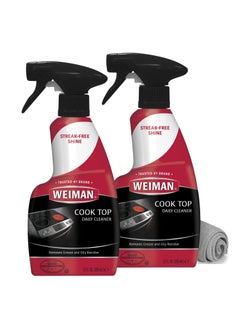 Weiman Cooktop Daily Cleaner & Polish For Ceramic, Glass, Induction Stovetops - 2 Pack  - Image 1