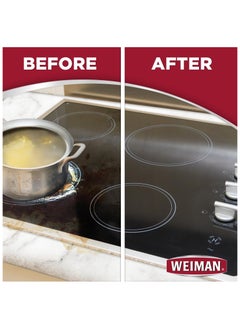 Weiman Cooktop Daily Cleaner & Polish For Ceramic, Glass, Induction Stovetops - 2 Pack  - Image 3