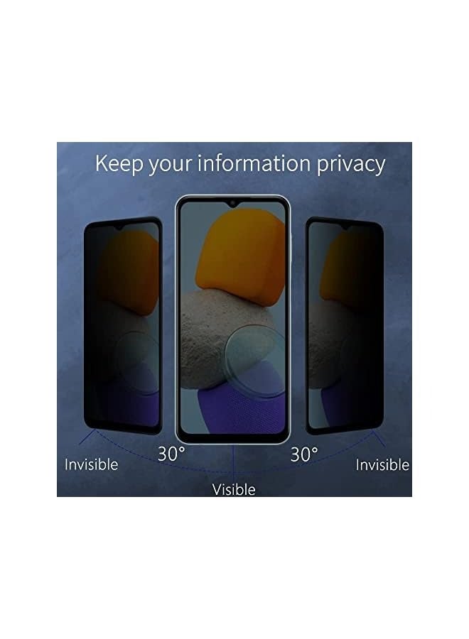 بروماس واقي شاشة للخصوصية متوافق مع 1 Plus Nord CE 2 lite، واقي شاشة من الزجاج المقوى للخصوصية، تغطية كاملة مضادة للزقزقة، واقي للخصوصية من الزجاج المقوى للتجسس (قطعتان) - Image 4