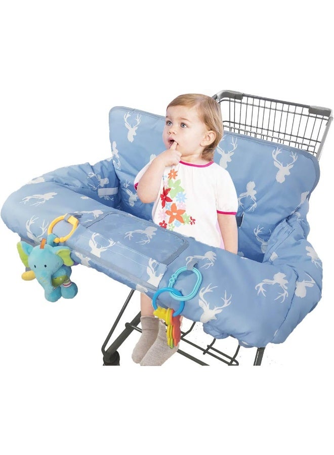 ICOPUCA Shopping Cart Cover for Baby boy Girl, Non-Slip Design Cart Covers for Babies, Infant Cotton High Chair Cover, Machine Washable, Toddler Grocery Cover - Image 3