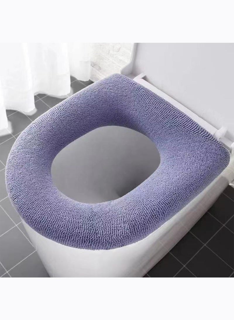 HOMESTAR Toilet Seat Cover, 1 Pieces Washable Home Bathroom Cover Pads Cushion Accessories Covers - Image 1