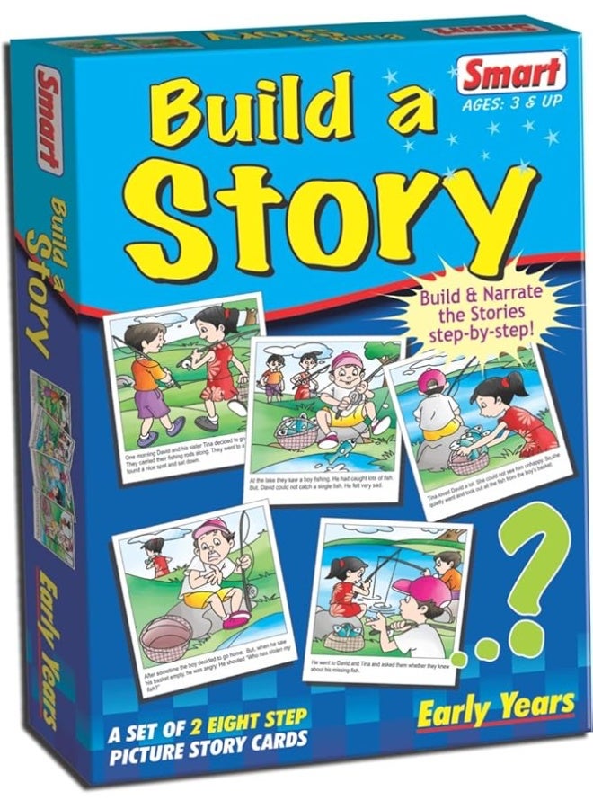 Smart Build a Story Educational Games - Montessori Learning Game for Kids, Language & Storytelling Skills, Educational Toys Gift for Boys & Girls Ages 3 4 5 - Image 1