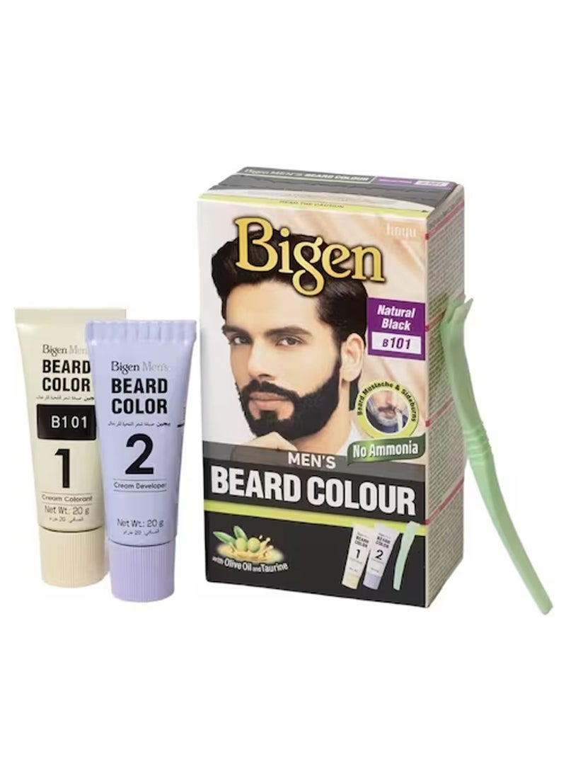 Bigen Mens Beard Colour Natural Black B101  - Image 1