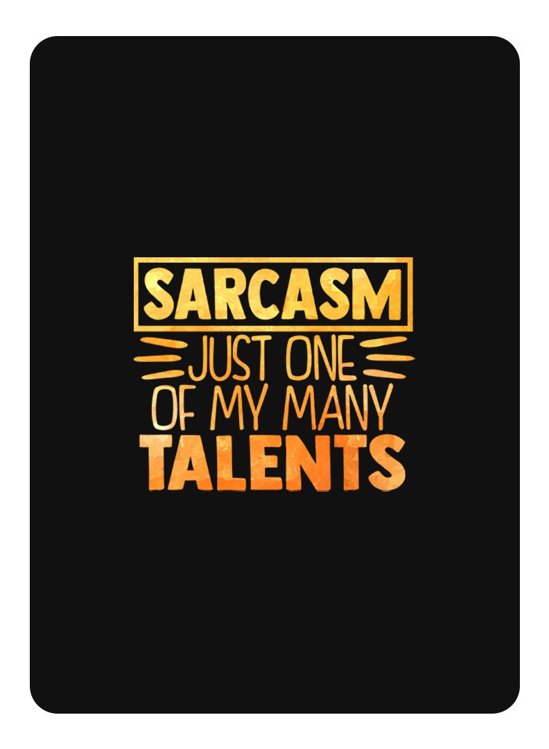 Theodor Protective Flip Case For Apple iPad 10.2 With Trifold Stand Auto Wake Sleep Shockproof Cover Sarcasm just one of my many talents copy - Image 1