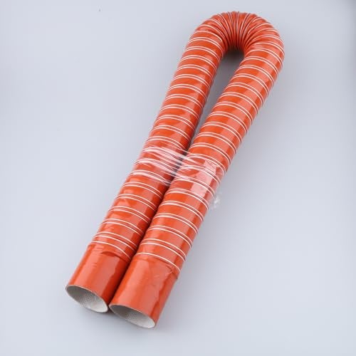 AC PERFORMANCE 2" ID Silicone Flexible Brake Cooling Air Ducting Induction Intake Pipe Hose with Cuff, Length 1 Meter (3.3 Feet) - Image 3