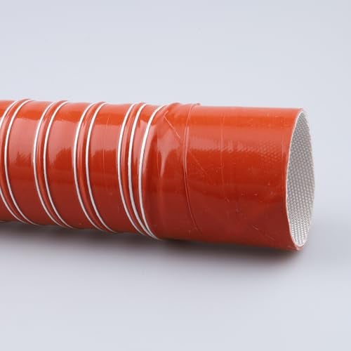 AC PERFORMANCE 2" ID Silicone Flexible Brake Cooling Air Ducting Induction Intake Pipe Hose with Cuff, Length 1 Meter (3.3 Feet) - Image 5