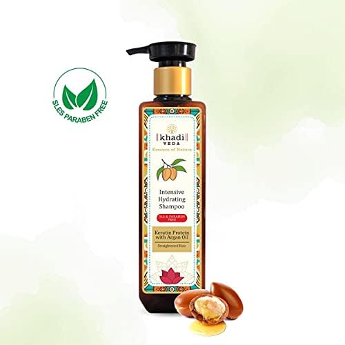 Khadi Veda Shampoo Keratin Protein With Argan Oil For Intensive Hydrating 200 mlPack of 2 - Image 2