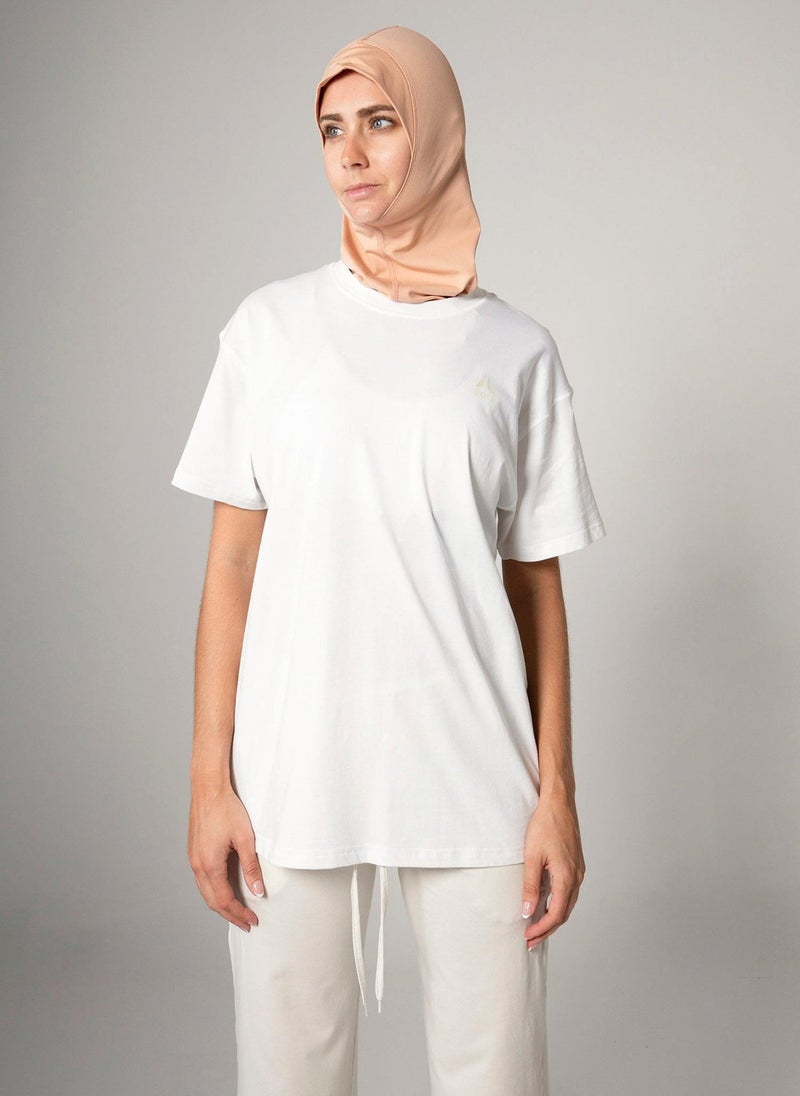 Aora Unisex Season Graphic T-shirt – Lightweight Cotton Tee with Nature-Inspired Print for Casual Wear, Light Training & Everyday Comfort (White) - Image 1