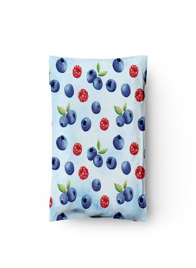 Pro Supply Global 10x13 (100) Blueberries and Raspberries Designer Poly Mailers Waterproof Self Sealing Tear Resistant Polymailers Shipping Envelopes Premium Printed Bags For Small Businesses - Image 5