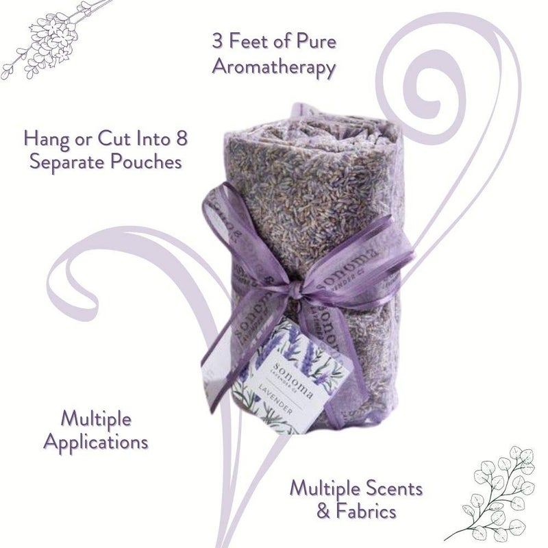 Sonoma Lavender Dried Lavender Sachets by The Yard for Drawers and Closets, Natural Air Freshener for Home, Car, Bag, Room, and Closet - Image 3