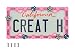 creathome FDD Custom License Plate FrameStarter Kit with Silver Daisy and Blue Ladybug - Image 2