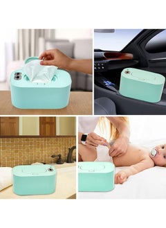 Gonice Wipe Warmer,Baby Wet Wipes Warmer and Dispenser,Large Capacity Wet Wipe Heater,Baby Wipes Heater Thermostat Wet Wipes Box Portable Wipes Heating Box Temperature Adjustable  - Image 5