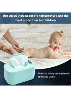 Gonice Wipe Warmer,Baby Wet Wipes Warmer and Dispenser,Large Capacity Wet Wipe Heater,Baby Wipes Heater Thermostat Wet Wipes Box Portable Wipes Heating Box Temperature Adjustable  - Image 4