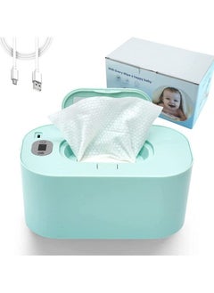 Gonice Wipe Warmer,Baby Wet Wipes Warmer and Dispenser,Large Capacity Wet Wipe Heater,Baby Wipes Heater Thermostat Wet Wipes Box Portable Wipes Heating Box Temperature Adjustable  - Image 1