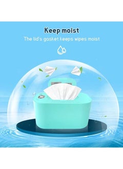 Gonice Wipe Warmer,Baby Wet Wipes Warmer and Dispenser,Large Capacity Wet Wipe Heater,Baby Wipes Heater Thermostat Wet Wipes Box Portable Wipes Heating Box Temperature Adjustable  - Image 3