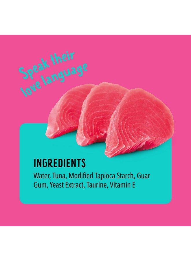 BONKERS Mixx, Wet Lickable Tube Tasty Tuna Flavor Cat Treats, Real Meat Treats, Treats for Training or Food Topper, for All Breeds and Ages, Value Pack (15 Pack, 60 Tubes) - Image 3