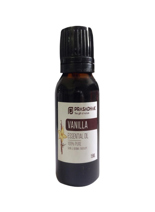 PRASADHAK Vanilla Essential Oil | 100% Pure And Natural | 15 ml